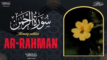 سورة الرحمن آيات تلامس القلوب ويبث فيها السكينة والطمأنينة | Surah Ar-Rahman Touching Verses Bring