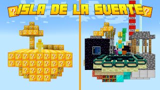 ME PASO MINECRAFT pero EMPIEZO en una ISLA de LUCKY BLOCKS