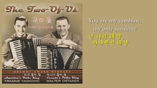 You are my sunshine - Frank Yankovic&#39;s Polka  넌 나의 태양,  아코디온 폴카 English &amp;amp; Korean captions 영한 자막
