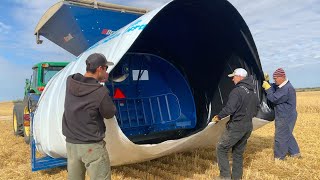 Grain Bags On A Cold Windy Day