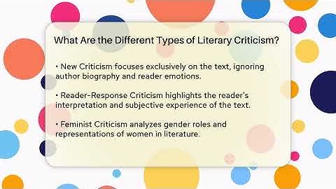 What Are the Different Types of Literary Criticism? - The Prose Path