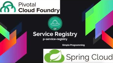 Pivotal Cloud Foundry | Spring Cloud | Service Registry | Managed Services | Simple Programming