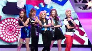 110430 f(x) - Pinocchio (Danger), LIVE @ Music Core