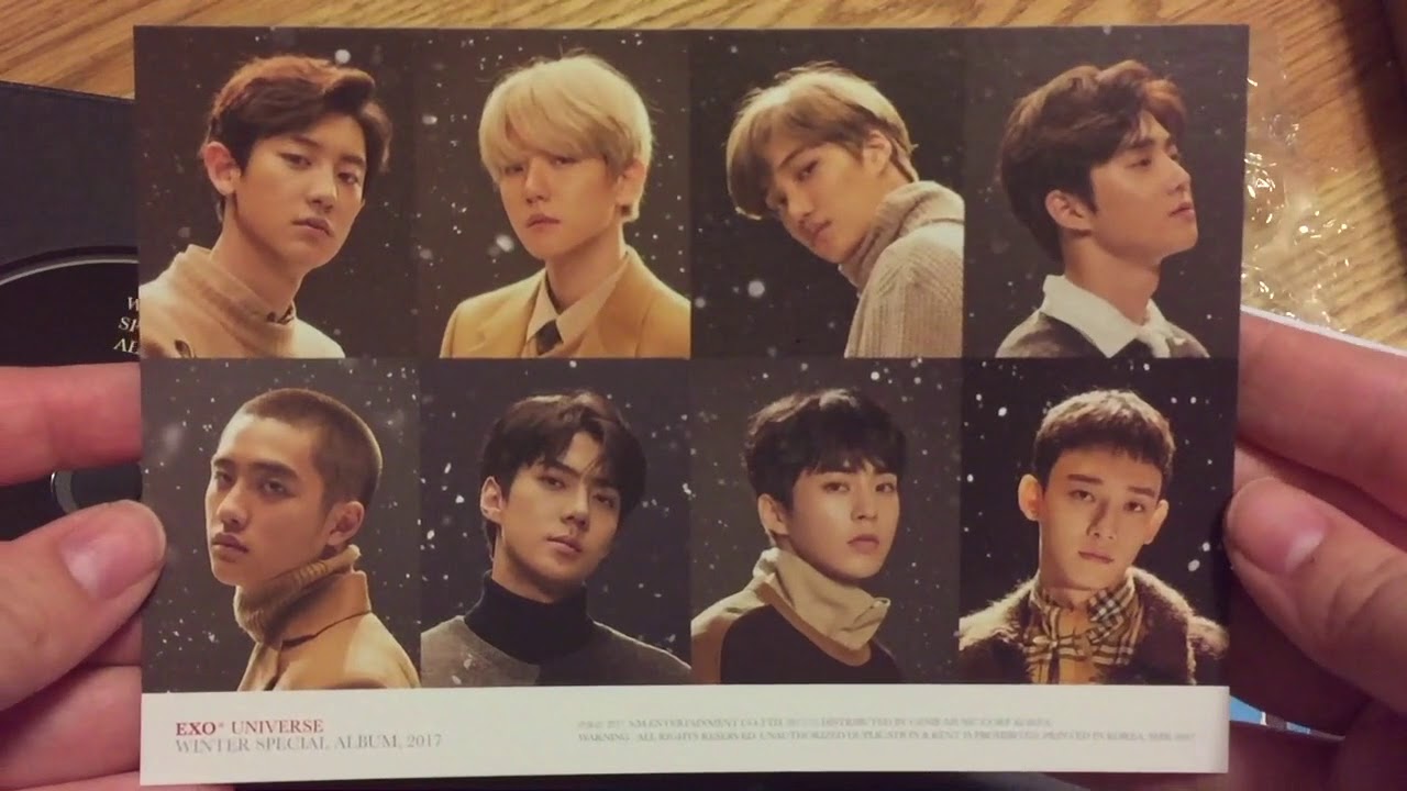 exo universe photocards exo 2020