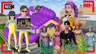 YUTA MIO PANIC CCTV Recorded MERMAID RUMI X SAJA BOYS KPOP DEMON HUNTER 🔥😱 | SAKURA SCHOOL SIMULATOR