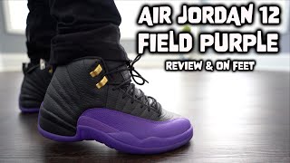 Air Jordan 12 Field Purple Review & On Feet  // Are They REALLY Worth $200!? *WATCH BEFORE YOU BUY*