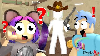 INVISIBLE SHERIFF...with CHAD!! Roblox Murder Mystery 2!