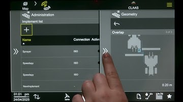 CEMIS 1200 Tutorials | Creating a Manual Implement with Offset