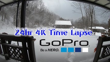 4K 24 Hour Time Lapse - GoPro Hero7 Black [4K]