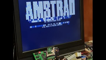 Demonstration of Kermit for CP/M with Cyboard on Amstrad CPC
