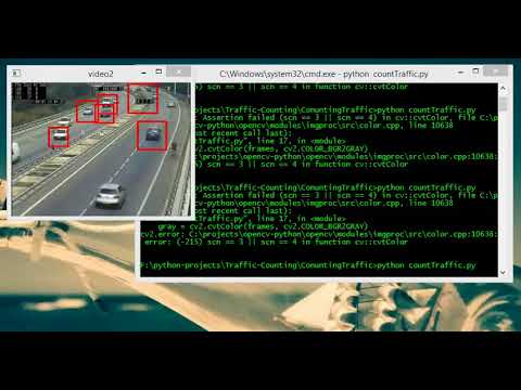 Vechiel Tracking with python OpenCv