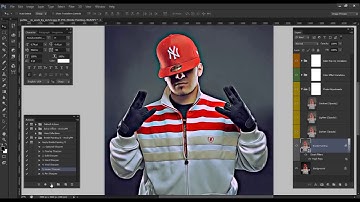 Bristle Painting 2 Photoshop Action Tutorial