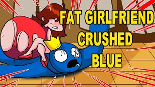 Fat girlfriend crushed Blue! Drawing Timelapse