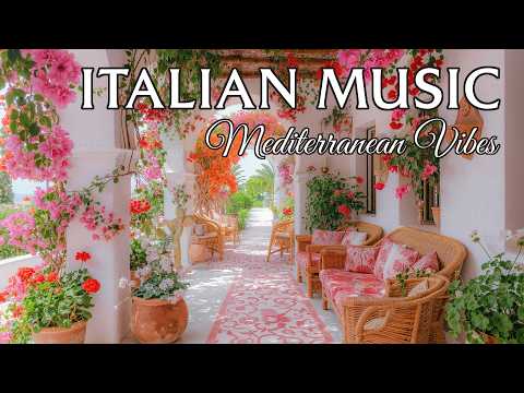 🎶 Italian Vibes & Mediterranean Music 🎶 2+ Hours Tranquil Lake Como & Amalfi Ambience 4K