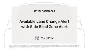 Buick: How To - Lane Change Alert with Side Blind Zone Alert (Buick VIP Video)