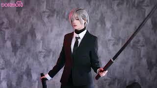 Size S-2Xldokidoki-Sr Manga Anime Cosplay Black Suit Costume