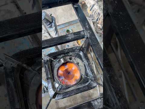 وداعا لمشاكل الغاز موقد يعمل بمخلفات الزيوت القديمه