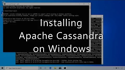 Installing Apache Cassandra on Windows