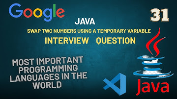 Java Program to Swap Two Numbers Using a Temporary Variable | Swap Values in Java | Java Tutorial