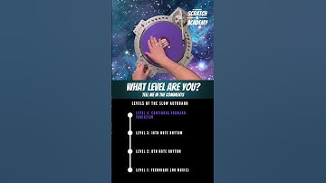 Levels and variations of the SLOW AUTOBAHN scratch technique