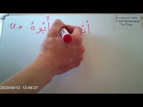 Арабский язык  Склонение двухбуквенных существительных