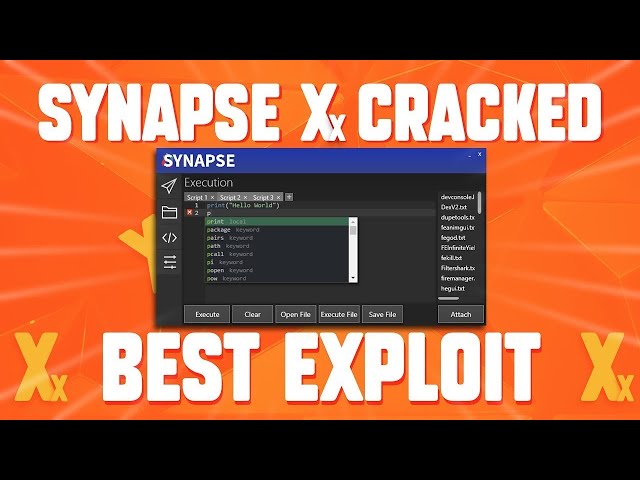 ROBLOX EXPLOIT SYNAPSE X CRACKED FREE MAC OSWINDOWS MacOSX - Collection