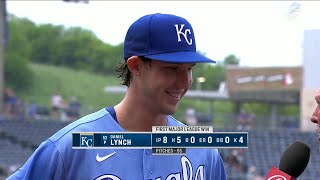 Famous Daniel Lynch after getting his first major league win Wealth