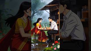 Some love stories don't need words... just rain, chai, and silent understanding❣️🫰🥀#short #love #fyp