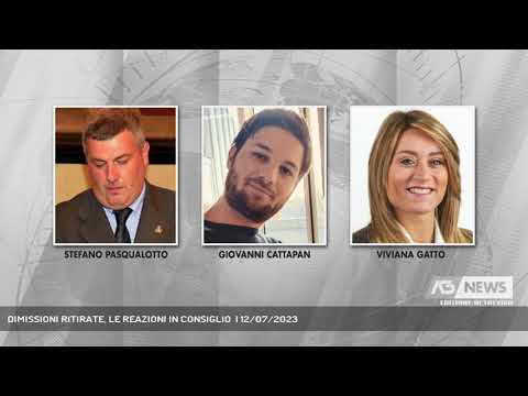 DIMISSIONI RITIRATE, LE REAZIONI IN CONSIGLIO  | 12/07/2023