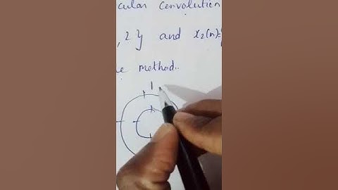 circular convolution #convolution #annauniversity visit YouTube for full video