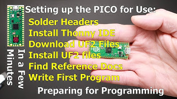 Raspberry Pi PICO Setup and Preparation for Programming