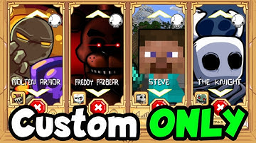 Castle Crashers With ONLY Custom Characters [Painter Boss Paradise]