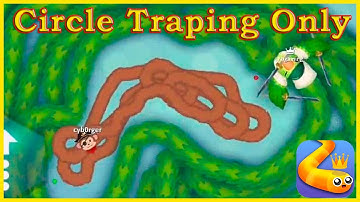 SNAKE IO GAMEPLAY 🐍 HOW TO CIRCLE TOP 1 SNAKE | 🐍 #circle #snakeio