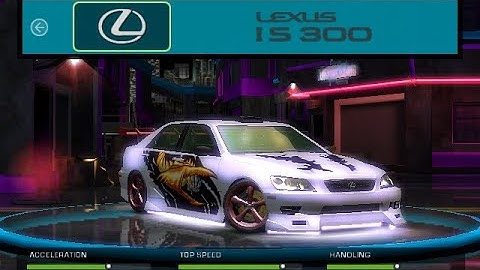 NFS Underground 2 | LEXUS IS300 Customization | Gameplay 35