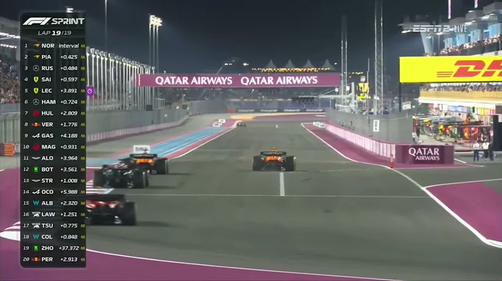 Lando Norris Lets Oscar Piastri Win The Sprint | 2024 Qatar Grand Prix