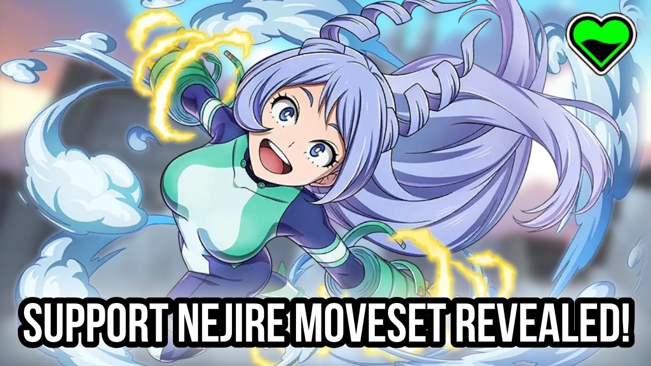 Official Nejire Quirkset Moveset Revealed!