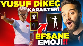 OYUNDA İLK! TÜRKLERE ÖZEL EMOJİ BEDAVAYA GELDİ! YUSUF DİKEÇ KARAKTERİ! (BAYILACAKSINIZ) PUBG Mobile