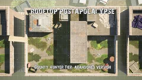 Rooftop Postapocalypse Animated #Battlemap Pack for #ttrpg #dnd #roll20 #foundryvtt