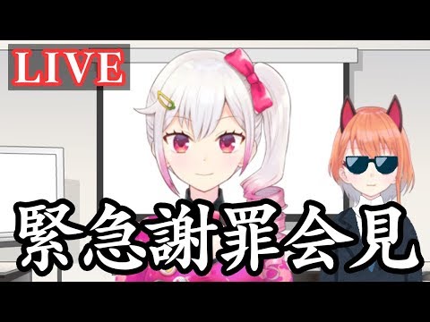 【緊急会見】大変申し訳ございませんかもしれません。【涙あり】