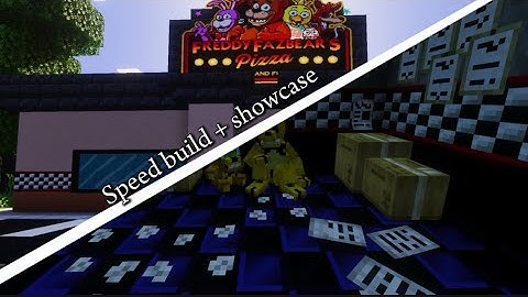 I BUILT A CUSTOM FNAF 1 MAP IN MINECRAFT BEDROCK