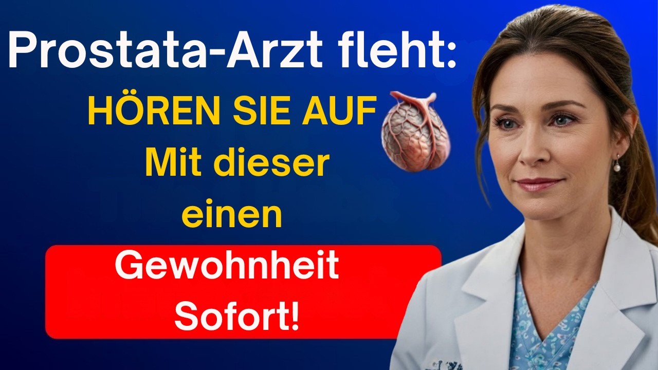 Über 60? Die 1 schlimmste Gewohnheit, die Ihre Prostata vergrößert – Sofort damit aufhören!