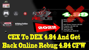 How To Switch From CEX To DEX 4.84 And Go Back Online Rebug 4.84 CFW 2022