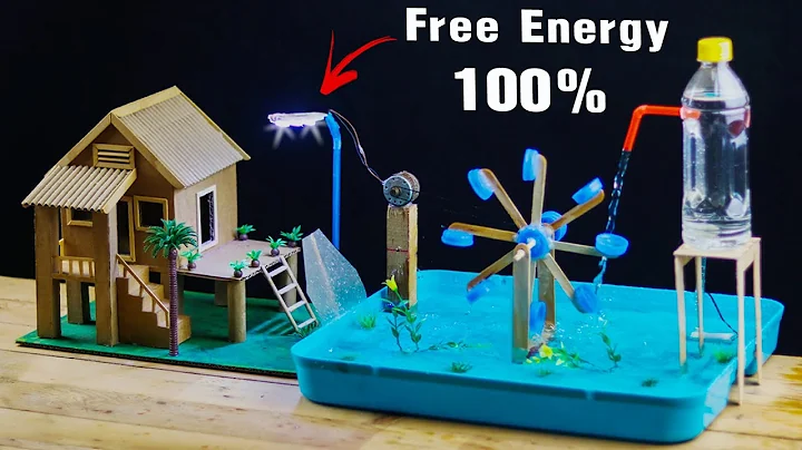 How to Make a Free Energy Using Water Wheel - Science Project Without Electricity