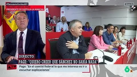 Así responde Page sobre si cree que Sánchez no sabía nada del 'caso Koldo': "Quiero creerle"