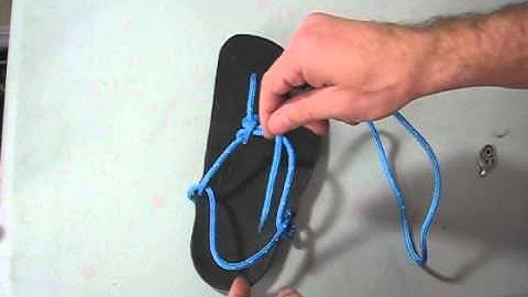 Tying Xero Shoes Huaraches Barefoot Sandals - Tarahumara Running Shoes