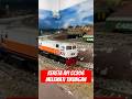 Kereta Api CC206 Gerbong Penumpang Melewati Tikungan #keretaapi #miniaturkeretaapi #mainankeretaapi