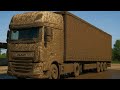 How to wash Muddy DAF XF Truck? Satisfying Detailing! #asmr