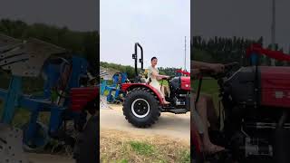 Female Driver's Unconventional Commute: Steel Cannon to the Fields