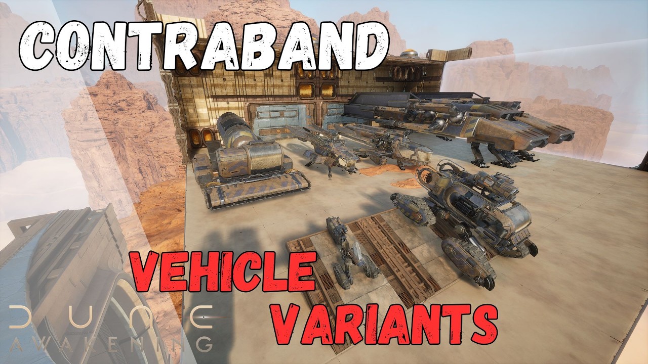 Dune: Awakening | Contraband Vehicle Variant Showcase