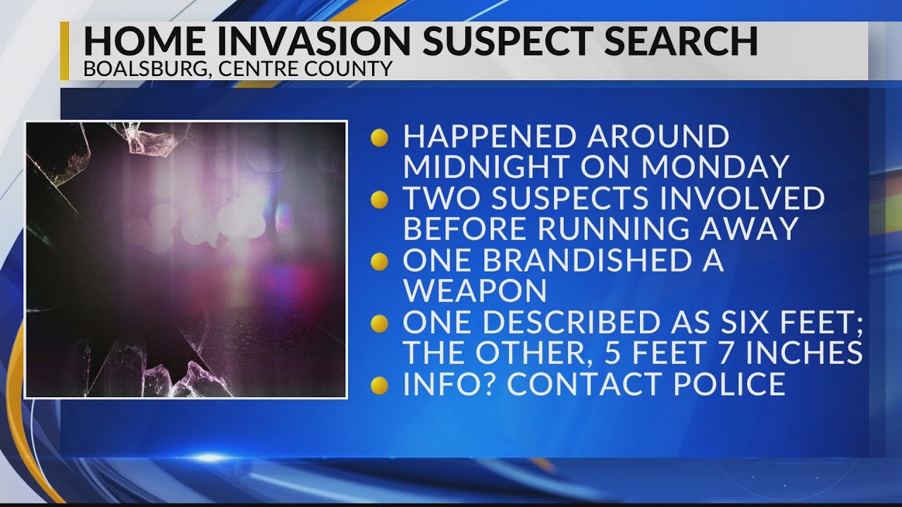 State College Police Search for Home Invasion Suspects - YouTube